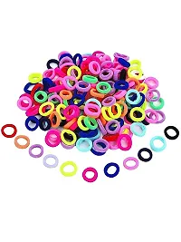 Airclip Textured Hair Rubber Bands For Women, Elastic Hair Bands (Set of 12 Multi-Colour Pieces) Hair Band For Girl/Women For Any Type of Hair-thumb2