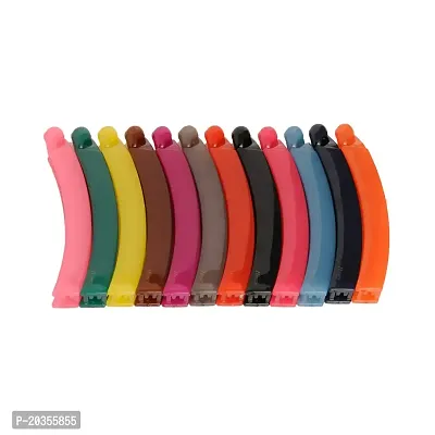 Big-Size banana clips Multi Color Imported Material Plastic Banana Hair  Clips For Women