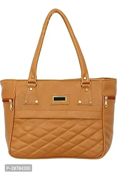 Stylish Fancy Designer PU Solid Handbags For Women-thumb0