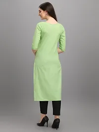 Attractive Green Cotton Kurti For Women-thumb3