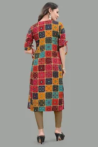 Attractive Pink Viscose Rayon Kurti For Women-thumb3