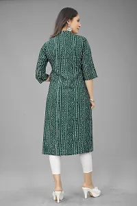 Attractive Green Cotton Kurti For Women-thumb4