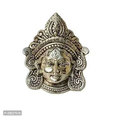 Home Decor Silver Hanging on the wall  Hindu religion Maa Durga design made by aluminium zinc -oxide with Gold Polish Metal Statue Showpiece Decorative Figurine Home Interior Decor Products