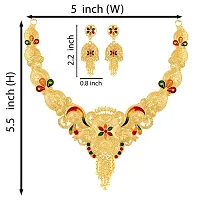 Meena Necklace Jewellery Choker Set For Women-thumb3
