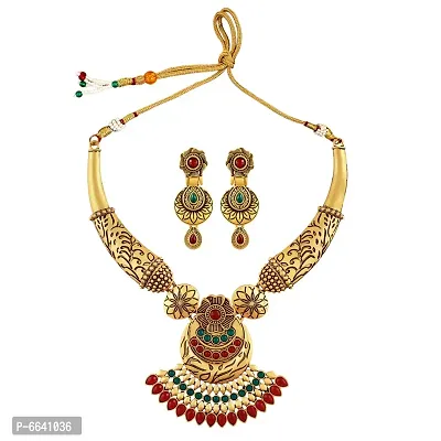 Long Rani Haar Meena Multi Jewellery Set For Women-thumb3