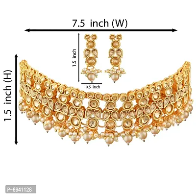 Golden Necklace Jewelery/Imitation/Jualry/Jwellry Set/Jewellery Choker Set For Women-thumb5