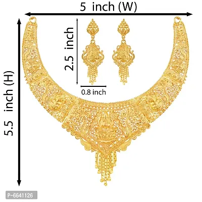 Temple Choker Necklace Jewelery set/Imitation/Jualry/Jwellry Set/Jewellery Set For Women-thumb4