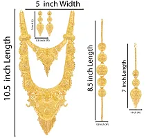 Traditional Copper Golden Jewellery Set For Women And Girls-thumb4