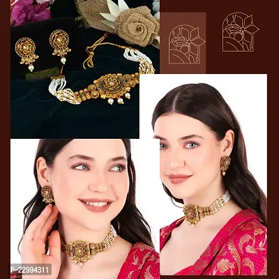Stylish Multicoloured Copper  Jewellery Set For Women-thumb5