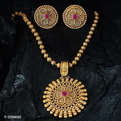 Stylish Multicoloured Copper  Jewellery Set For Women