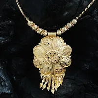 Stylish Golden Copper  Jewellery Set For Women-thumb2