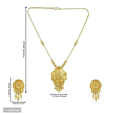 Stylish Golden Copper  Jewellery Set For Women-thumb4