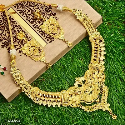 Buy Mansiyaorange One Gram Gold Pure Forming Choker Jwelery