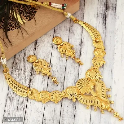 Buy Mansiyaorange One Gram Gold Pure Forming Choker Jwelery