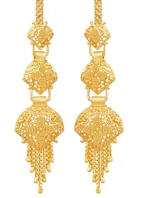 Mansiyaorange One Gram Gold Long Rani Haar Bridal Necklace Imitation/ Jewelery/Jualry/Jwellry/Jewellery Set For Women-thumb4