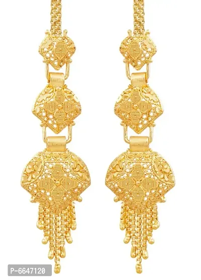 Mansiyaorange One Gram Gold Long Rani Haar Bridal Necklace Imitation/ Jewelery/Jualry/Jwellry/Jewellery Set For Women-thumb5