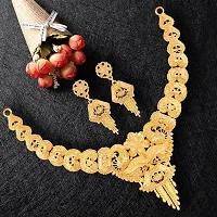 Mansiyaorange Golden Colour Choker Jwelery/jwellery/jualry Necklace Jewelry Set For Women-thumb1