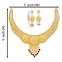 Mansiyaorange One Gram Gold Forming Choker Haar Necklace Imitation/ Jewelery/Jualry/Jwellry/Jewellery Set For Women-thumb4