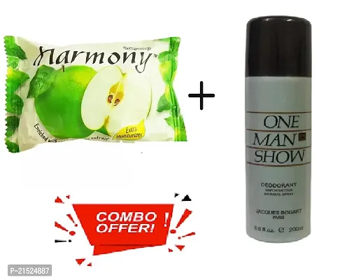 Buy ONE MAN SHOW BODY SPRAY WITH HARMONY SOAP 200 ML Online In