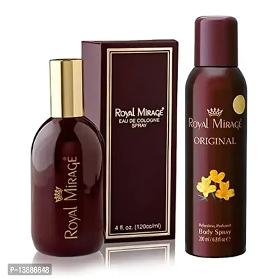Royal Mirage brown Body spray combo Eau de perfume  120 ml pack of 2-thumb0