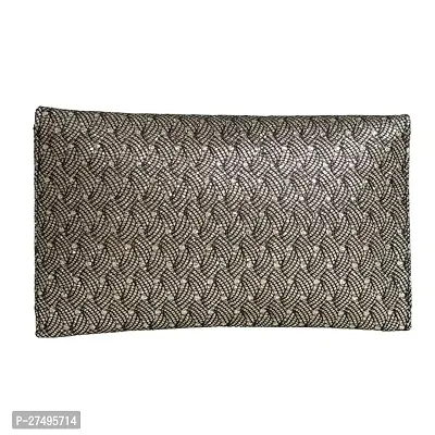 XELIG Trendy Branded Glitter clutch/sling bag With Non Detachable strap For Women  Girl (Dark Grey color Glitter)-thumb5