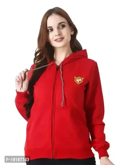 Classic Cotton Solid Hoodie Sweatshirts for Women