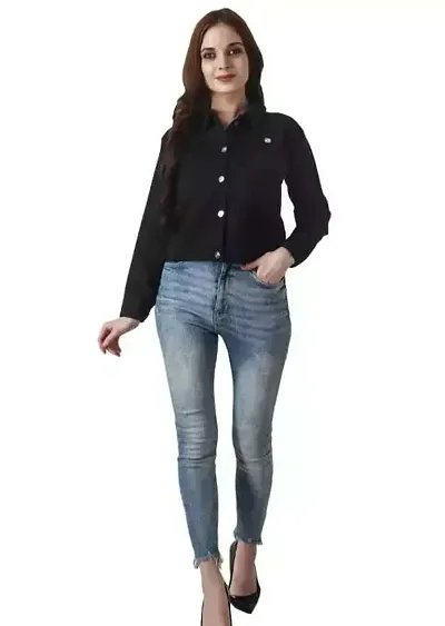 Classic Cotton Solid Jacket for Women
