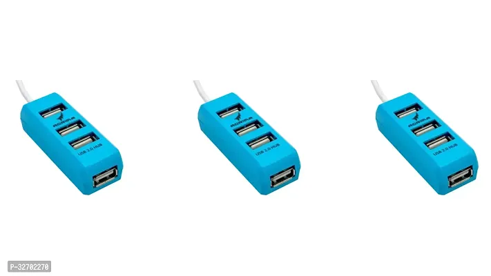 Modern Usb Port 4 in 1 Hub Pack of 3