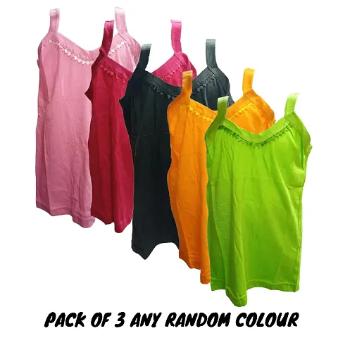 Girl Camisole (Pack of 3)