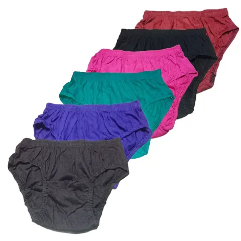 Women Plain Panty (Pack of 3)