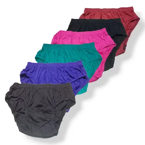 Women Plain Panty (Pack of 3)