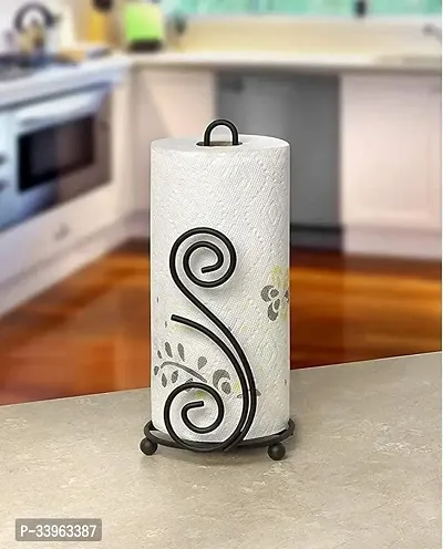 Kitchen Paper Tissue Paper Holder Paper Towel Holder Cast Iron Tissue Roll Holder-thumb0