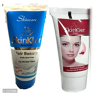 Skinkler Cream and Skinkler Face Wash combo-thumb0