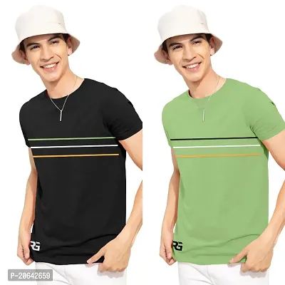 Fancy Cotton T-shirts for Men Pack of 2