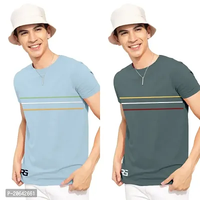 Fancy Cotton T-shirts for Men Pack of 2