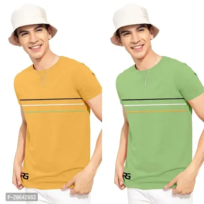 Fancy Cotton T-shirts for Men Pack of 2