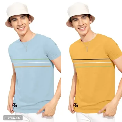 Fancy Cotton T-shirts for Men Pack of 2