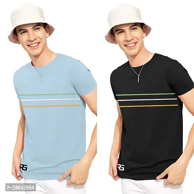 Fancy Cotton T-shirts for Men Pack of 2