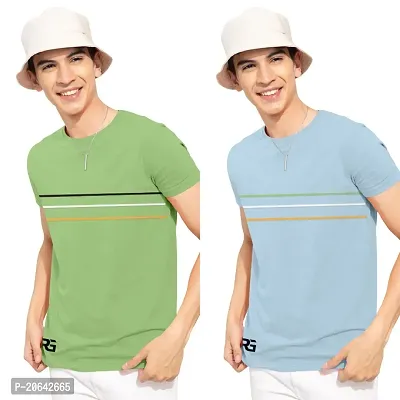 Fancy Cotton T-shirts for Men Pack of 2