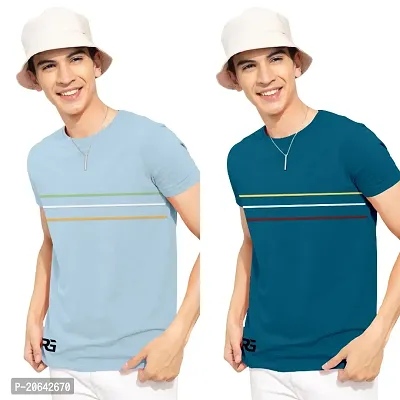 Fancy Cotton T-shirts for Men Pack of 2