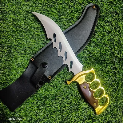 Hk-5639 Golden Grip Trending Antique Handcrafted Designer Knife For Multipurpose Uses For Kitchen