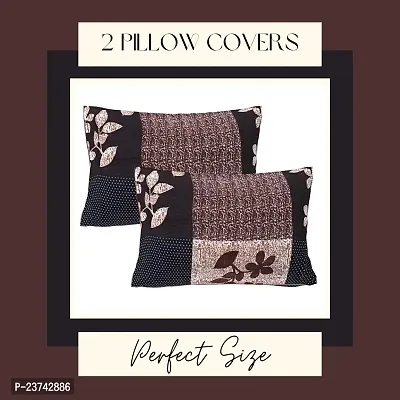 Comfortable Cotton Blend Printed Bedsheet with 2 Pillow Covers-thumb2