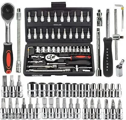 46 In 1 Pcs Tool Kit  Screwdriver And Socket Set Hand Tool Kit-thumb0