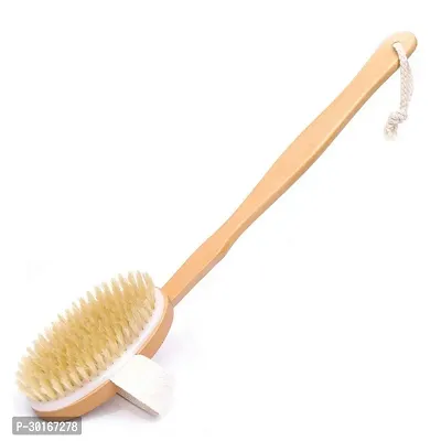 2 in 1 Smooth Touch Brush 14 inch Removable beech wood Handle-thumb0