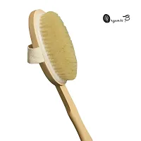 2 in 1 Smooth Touch Brush 14 inch Removable beech wood Handle-thumb1