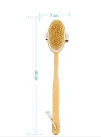 2 in 1 Smooth Touch Brush 14 inch Removable beech wood Handle-thumb2