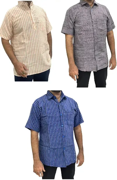 Best Selling Cotton Short Sleeves Casual Shirt 