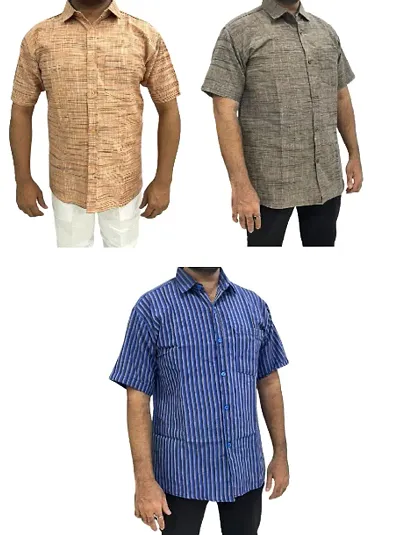 New Launched Cotton Short Sleeves Casual Shirt 