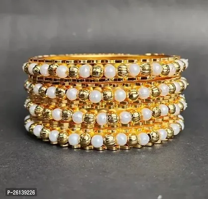 Elegant Golden Alloy Bangles For Women