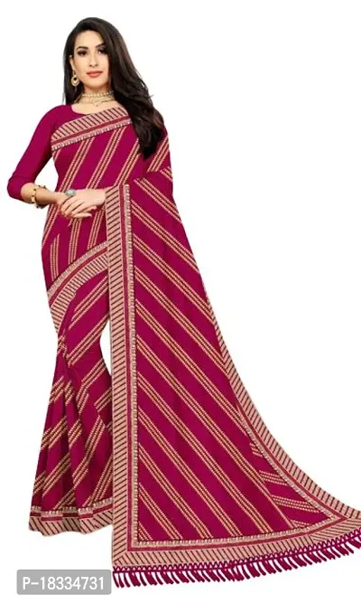 Stylish Art Silk Saree with Blouse piece-thumb0